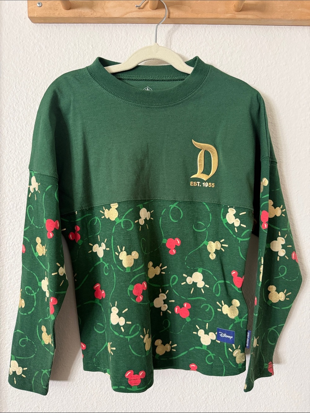 Disney Holiday Spirit Jersey- Size S- 5/6